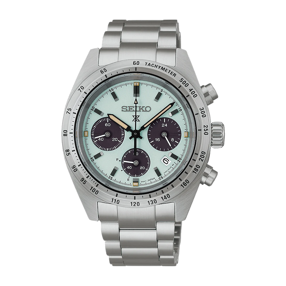 Seiko Prospex Speedtimer Solar Cronógrafo 39 mm Verde-Menta SSC965P1
