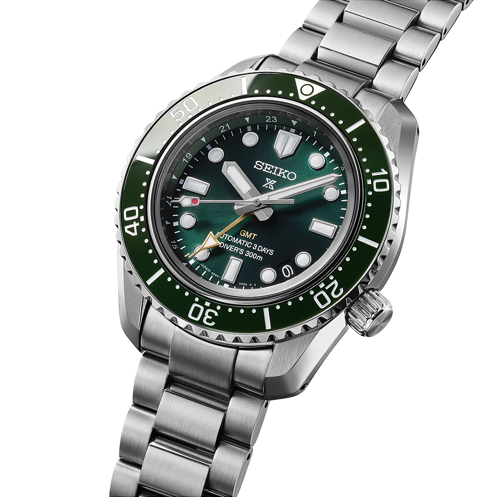 Seiko Prospex 1968 Heritage Diver's GMT Automático 42 mm Verde HBC001J1