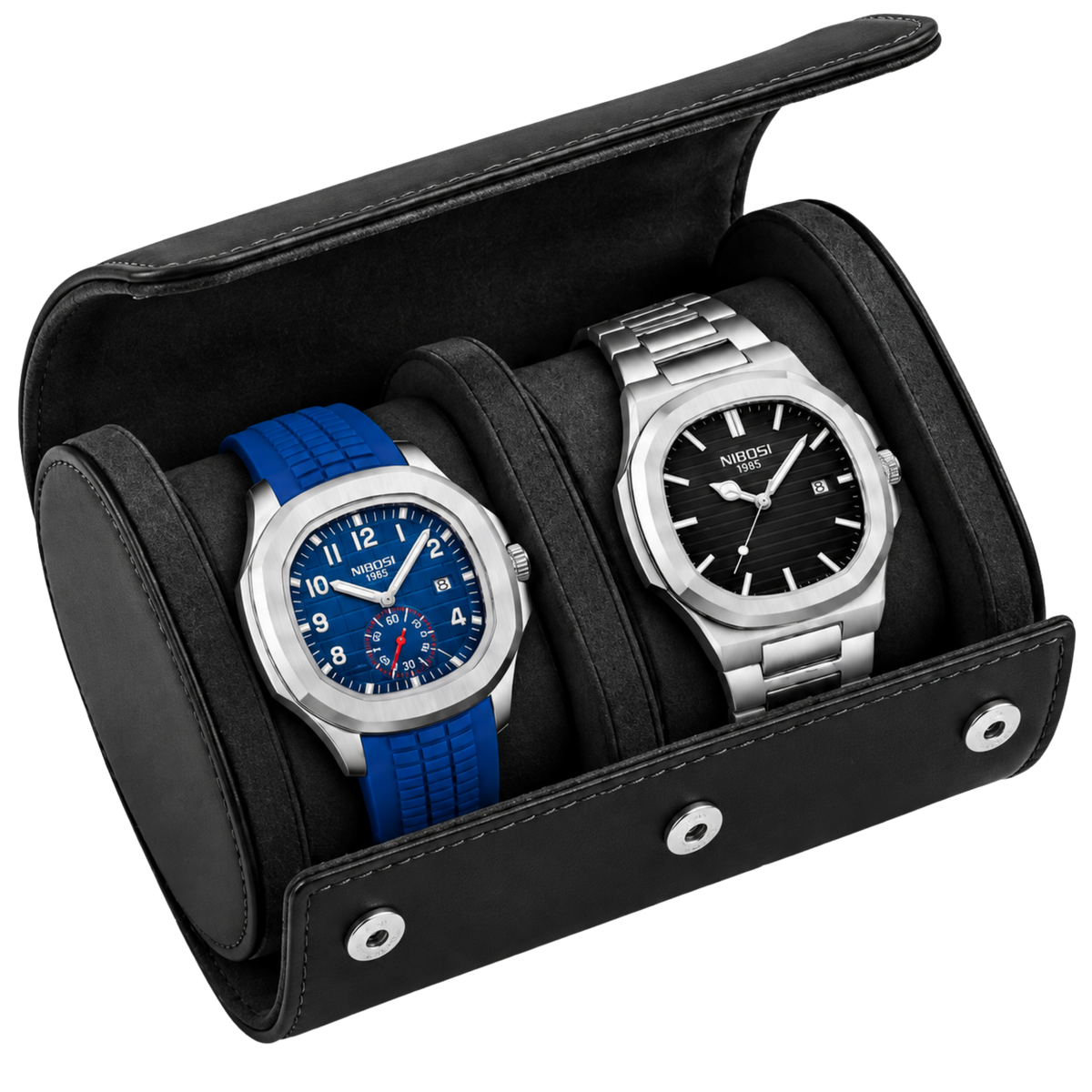 Watch Case for 2 Watches