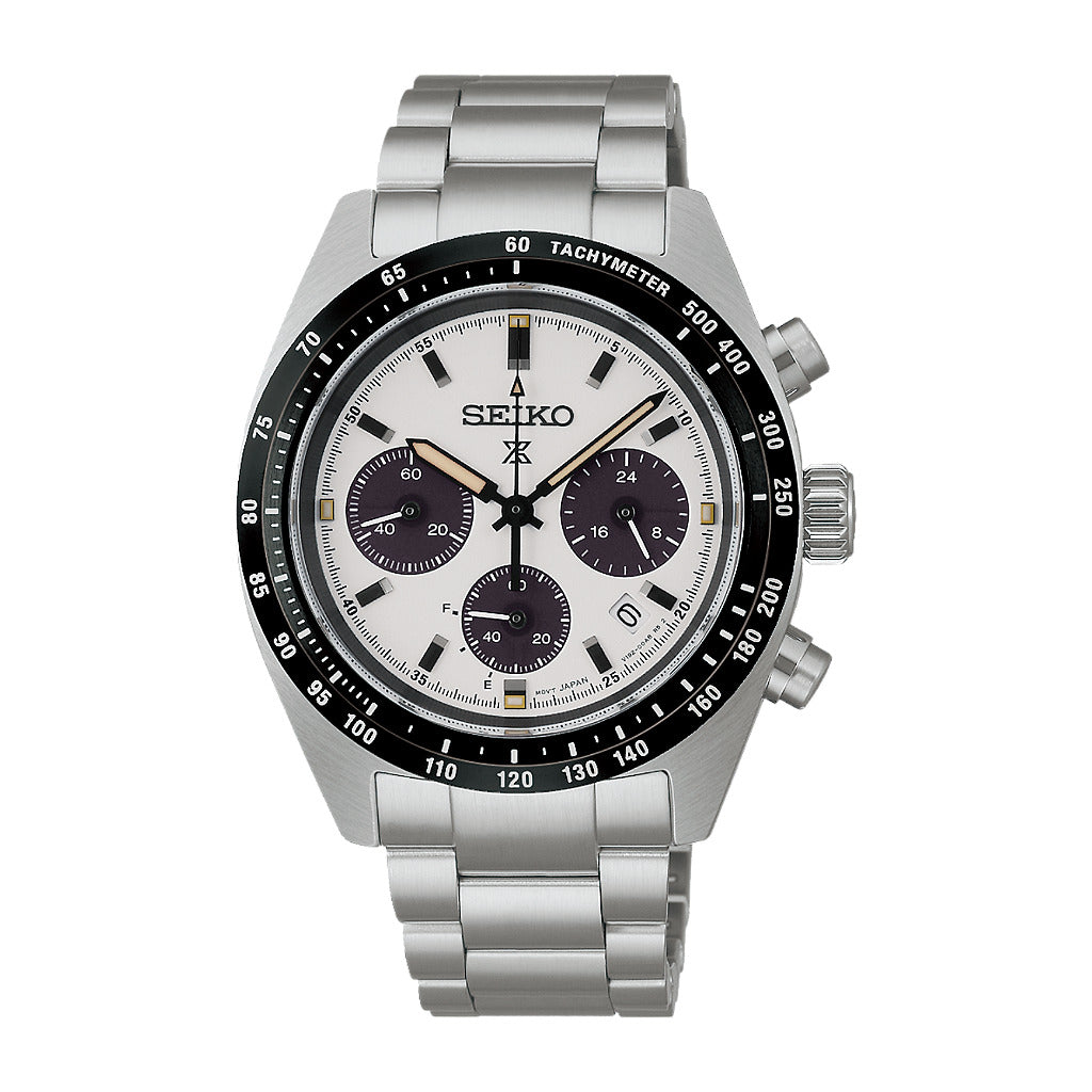 Niche Prospex SpeedTimer Solar Cronógrafo Panda 39 mm - imagem 1