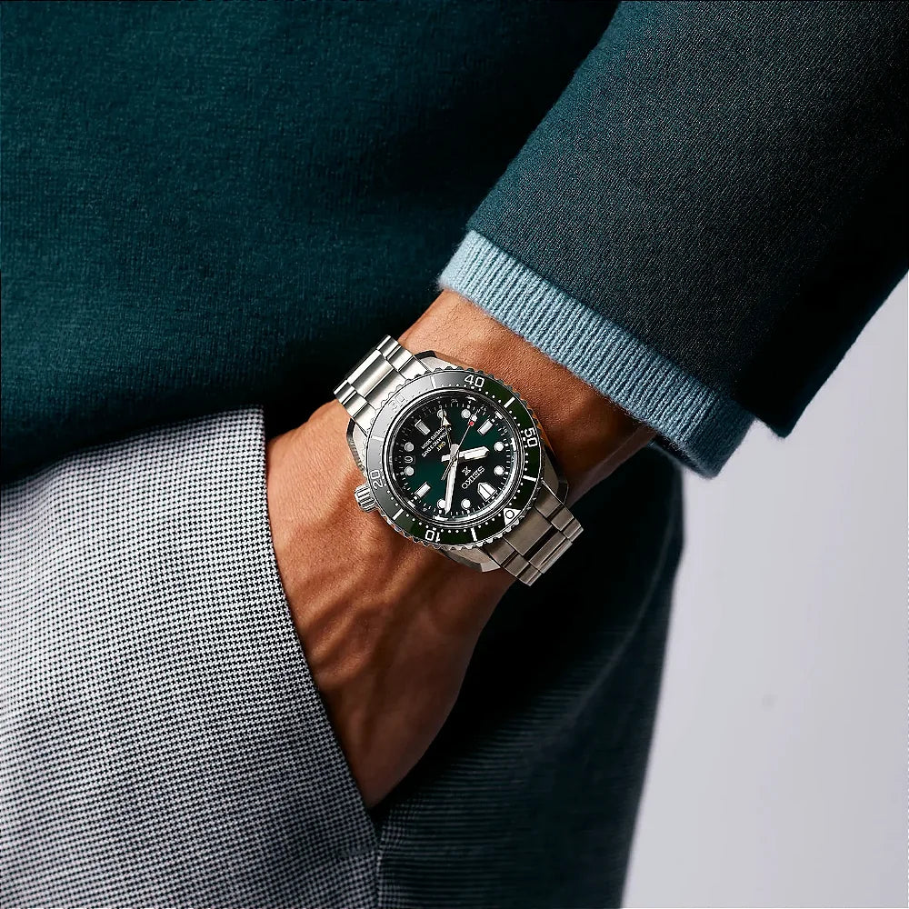 Seiko Prospex 1968 Heritage Diver's GMT Automático 42 mm Verde HBC001J1