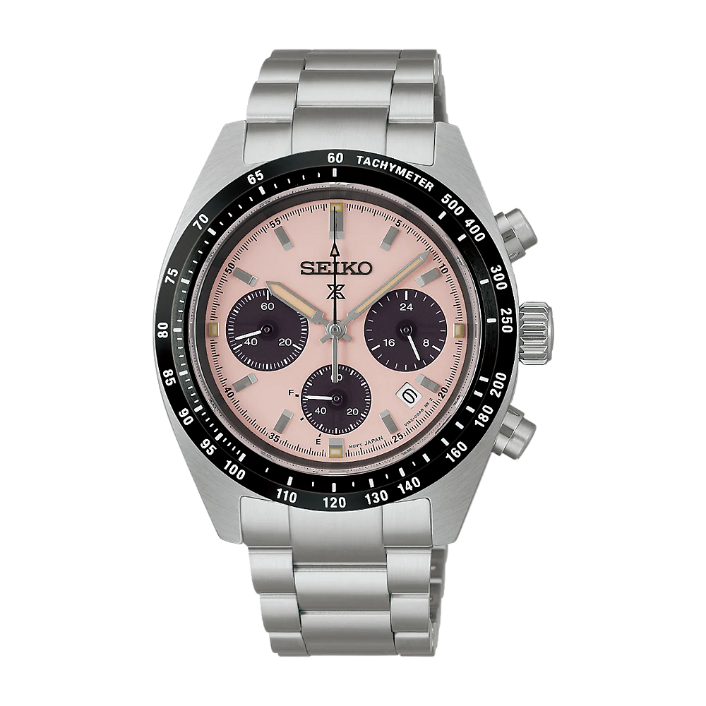 Seiko Prospex Speedtimer Solar Cronógrafo 39 mm Salmão SSC963B1